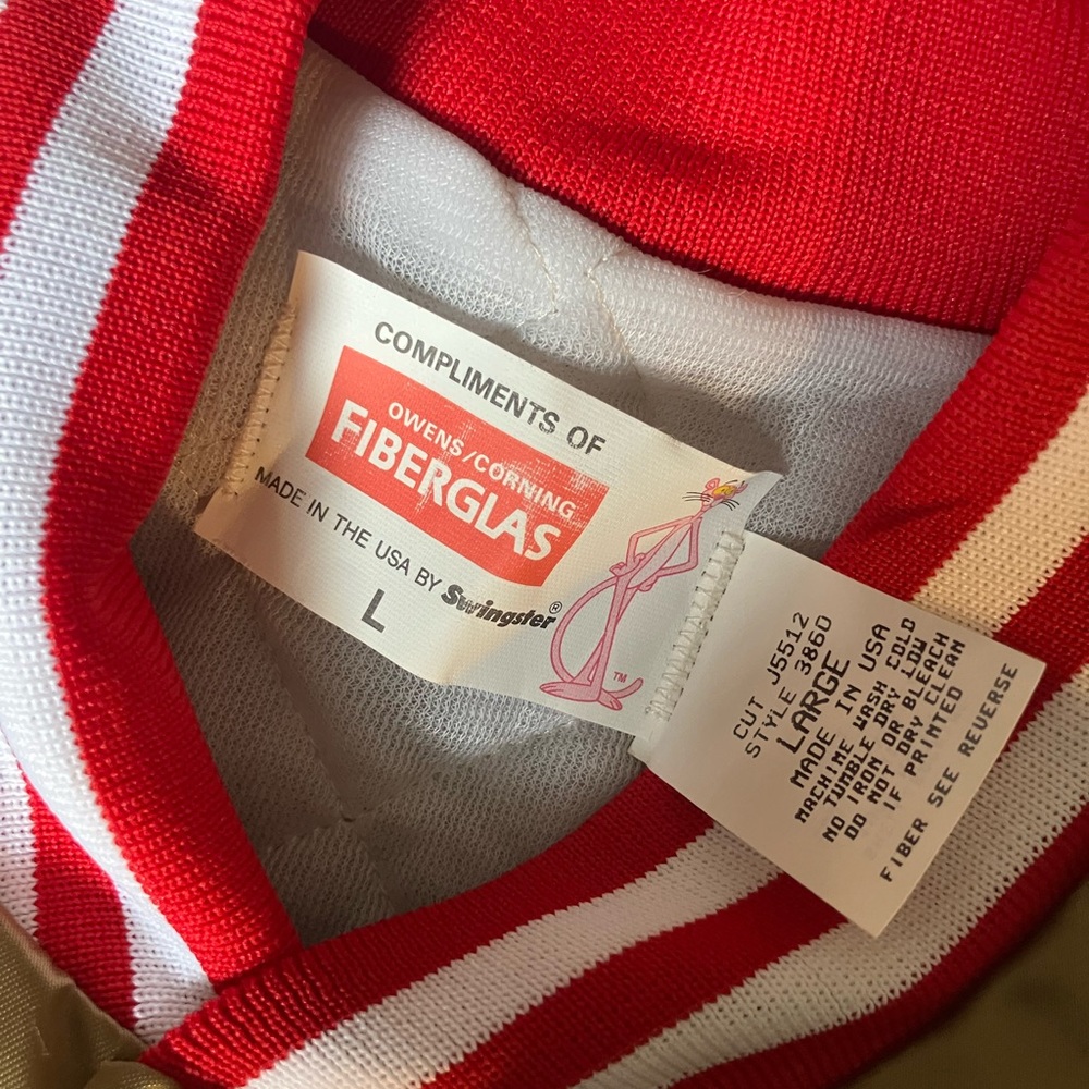 Vintage Swingster USA San Francisco 49ers Gold Satin Bomber Jacket Men's Sz L - Picture 3 of 7